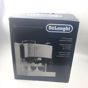 Delonghi EC702 15 Bar Pump Espresso Maker Metal